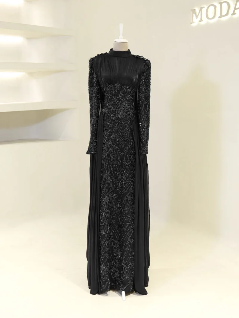 Orlena Modest Evening Dress