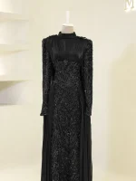 Orlena Modest Evening Dress
