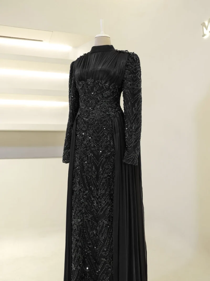 Orlena Modest Evening Dress