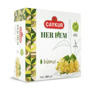 Herdem Green Linden Tea Infusion Bags 160g - Çaykur