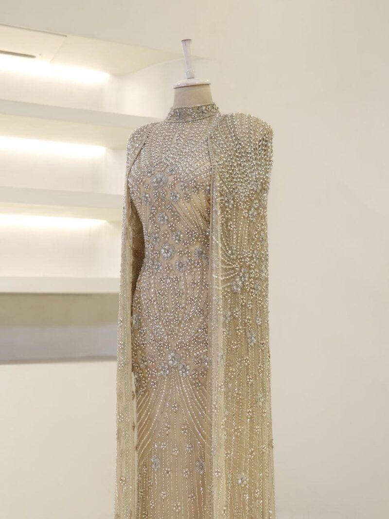 Couture Kaviera Modest Evening Dress