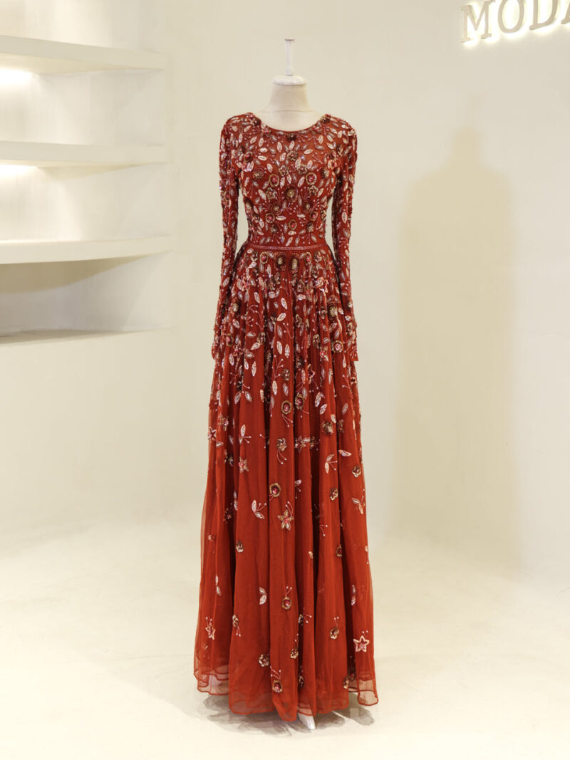 Couture Opulenza Modest Evening Dress