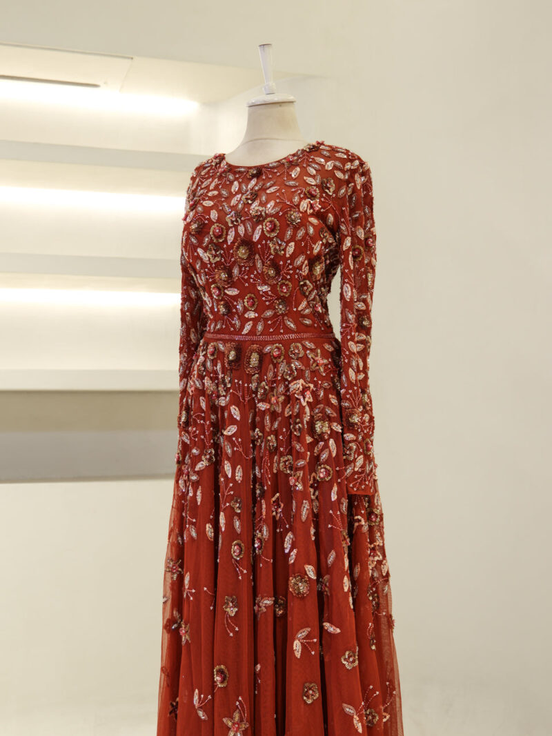 Couture Opulenza Modest Evening Dress
