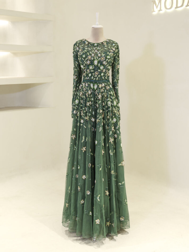 Couture Opulenza Modest Evening Dress