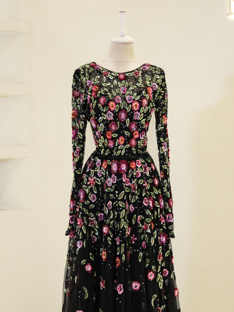Couture Opulenza Modest Evening Dress