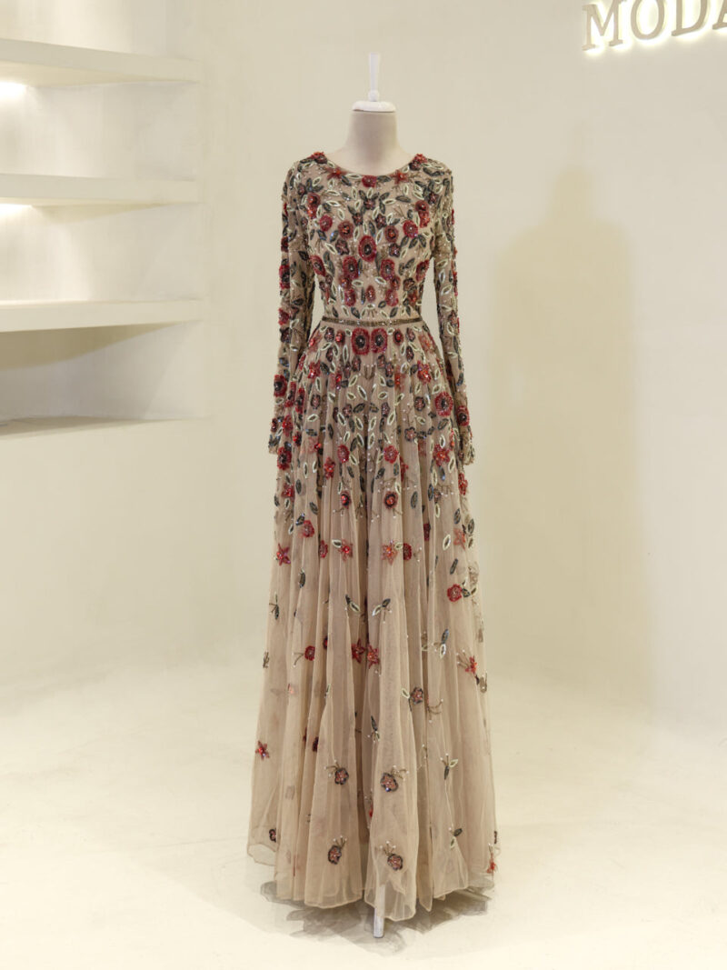 Couture Opulenza Modest Evening Dress