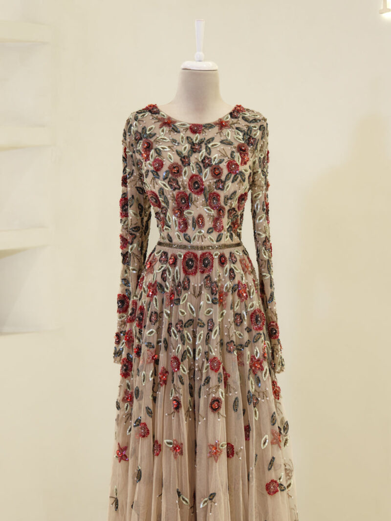 Couture Opulenza Modest Evening Dress