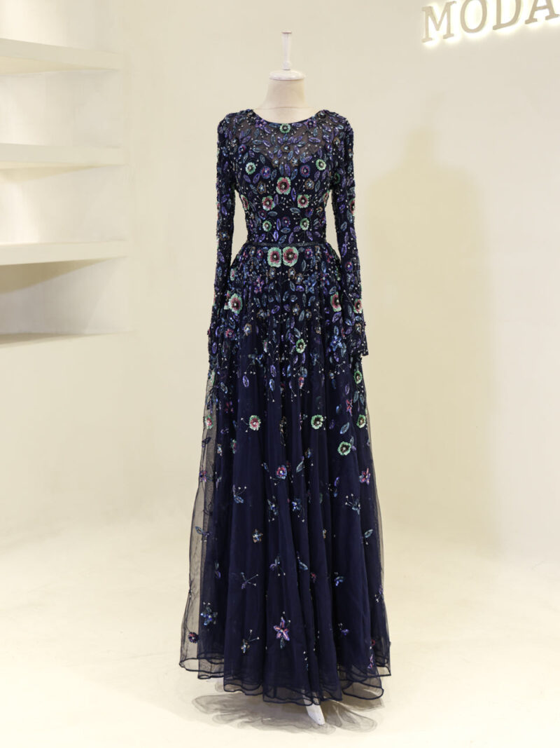 Couture Opulenza Modest Evening Dress