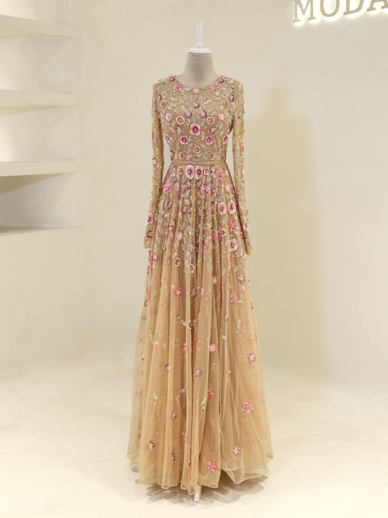 Couture Opulenza Modest Evening Dress