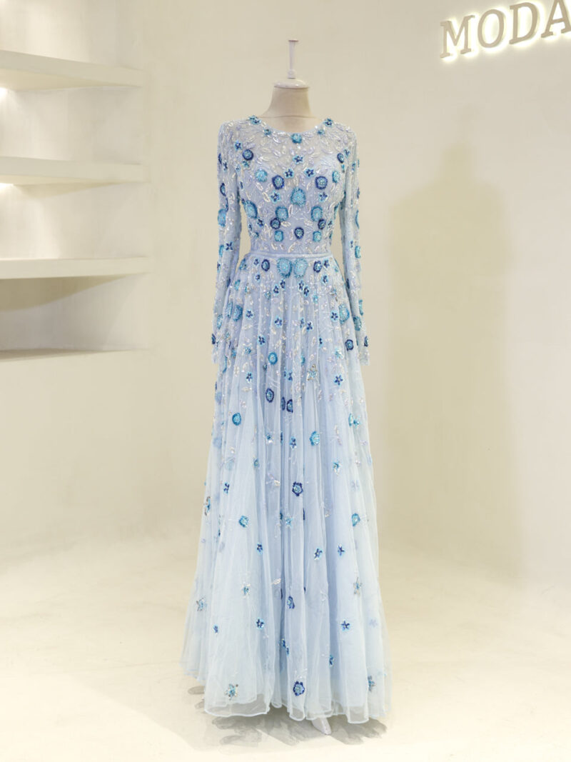 Couture Opulenza Modest Evening Dress