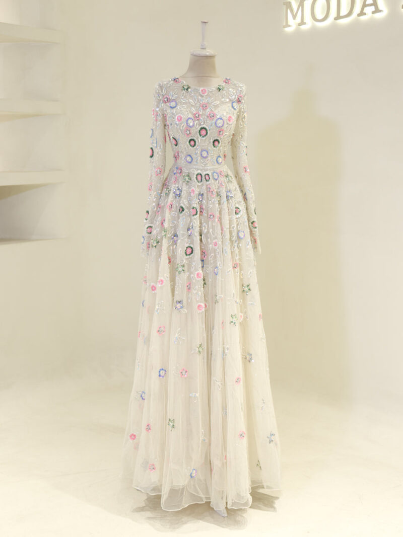 Couture Opulenza Modest Evening Dress