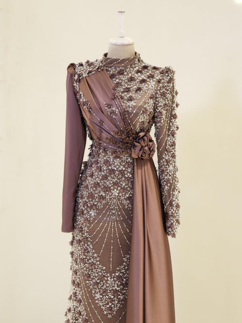 Darelia Modest Evening Dress - 13483935 - 1.jpg Darelia Modest Evening Dress