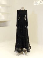 Elegant Modest Evening Dress