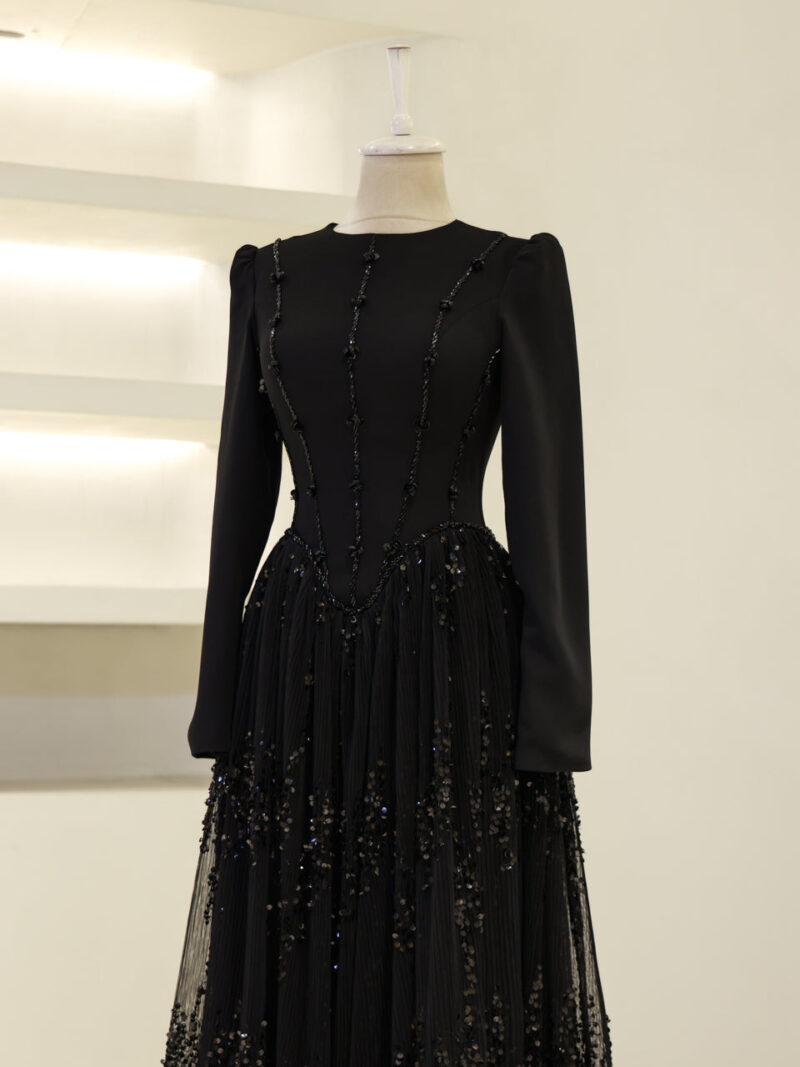 Elegant Modest Evening Dress