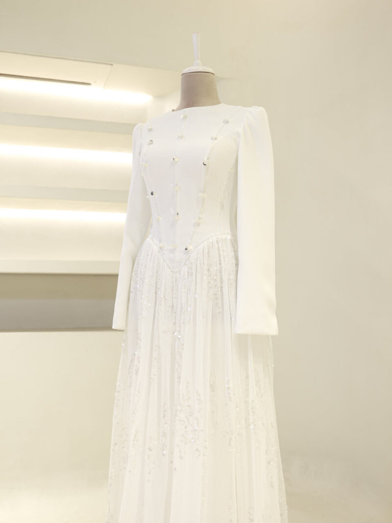 Elegant Modest Evening Dress