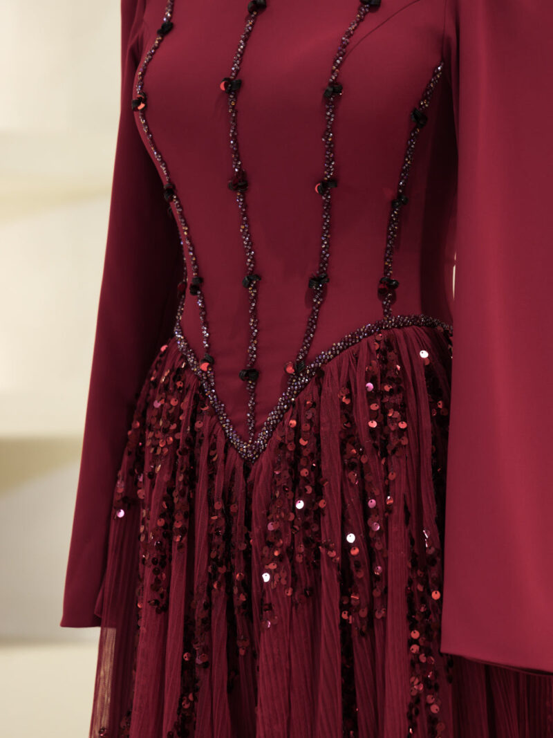 Elegant Modest Evening Dress