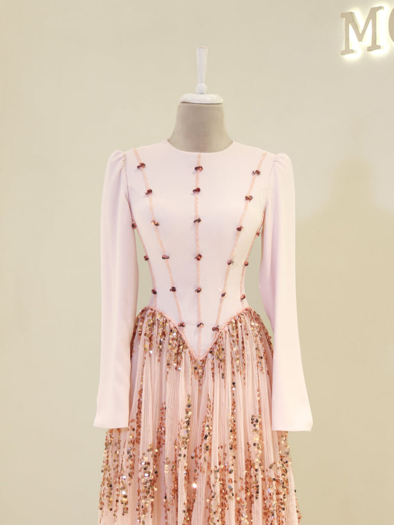 Elegant Modest Evening Dress