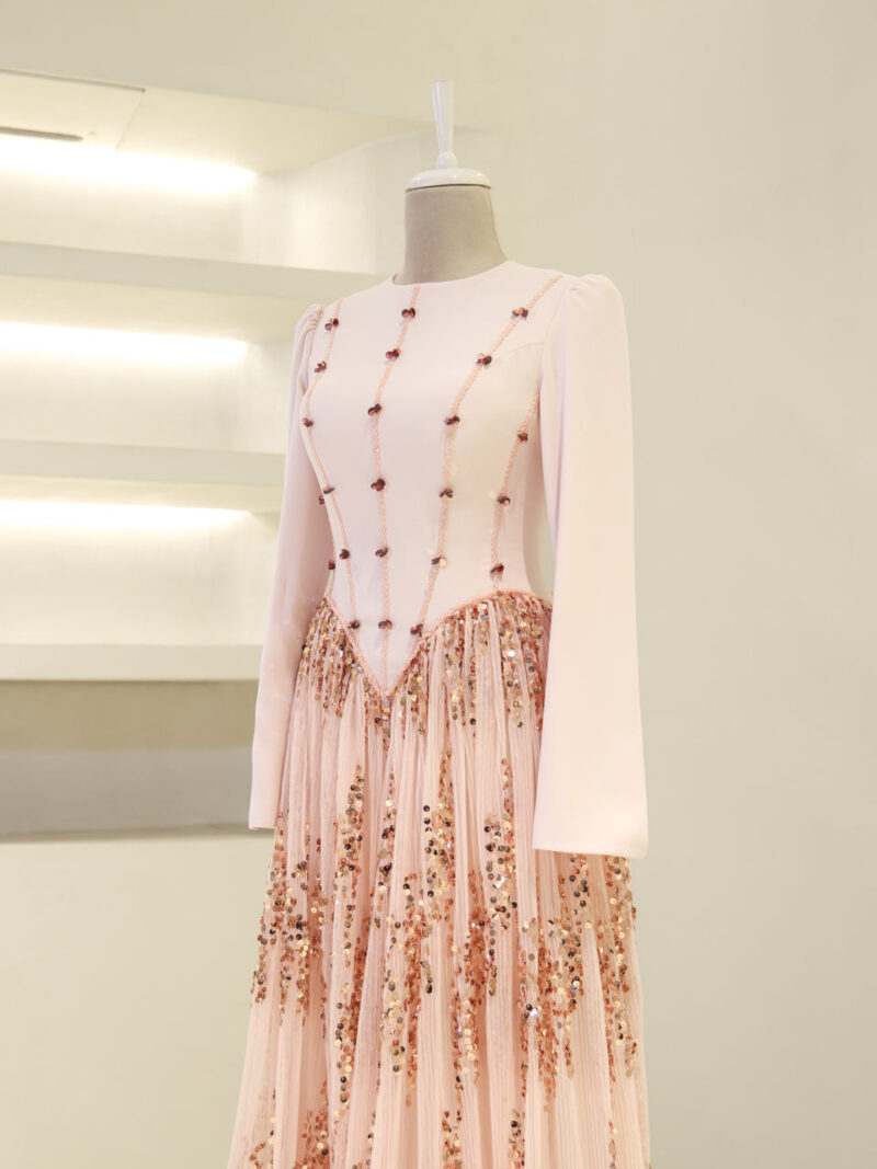 Elegant Modest Evening Dress