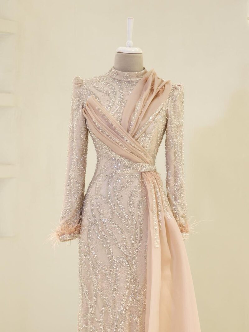 Lavessa Modest Evening Dress