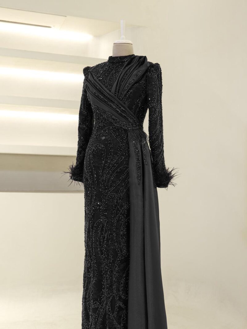 Lavessa Modest Evening Dress