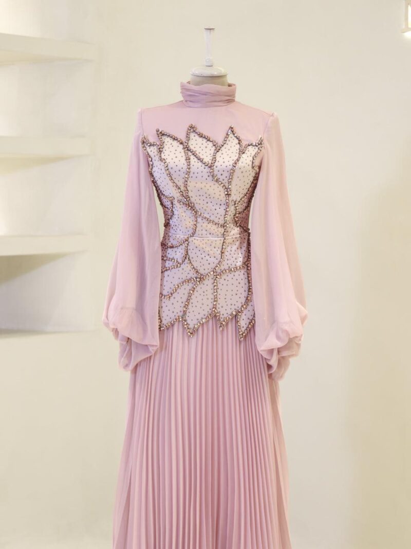 Wisteria Modest Evening Dress