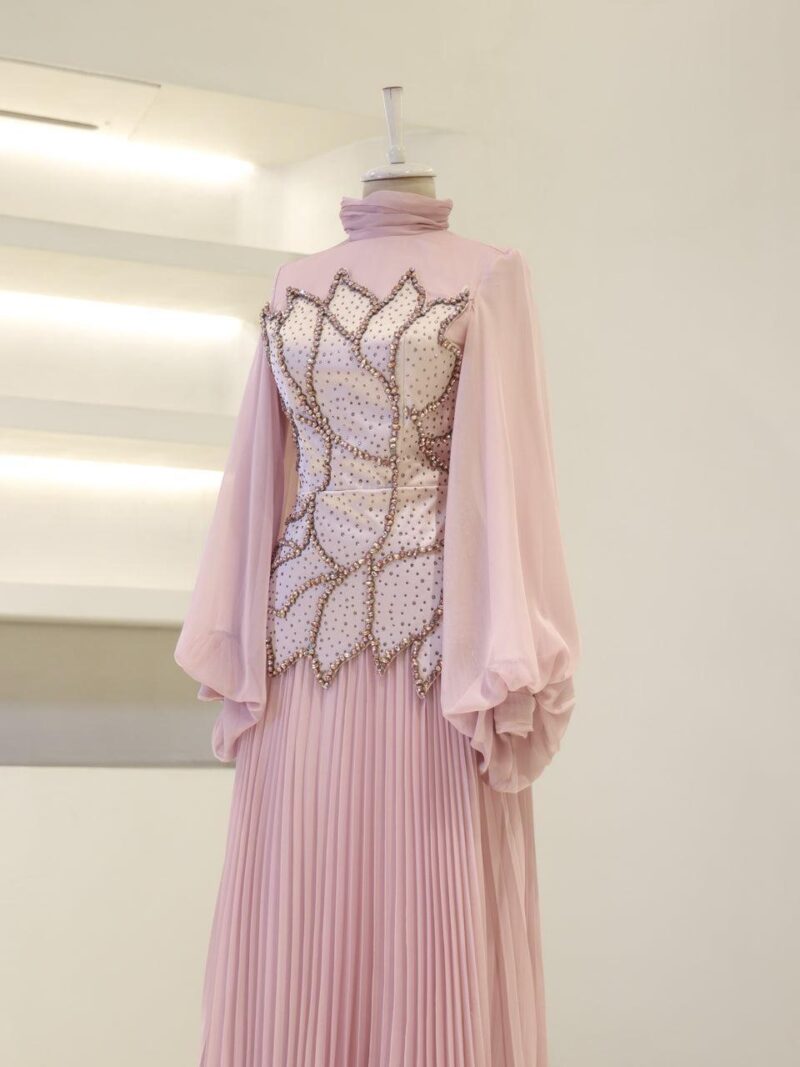 Wisteria Modest Evening Dress