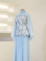 Wisteria Modest Evening Dress