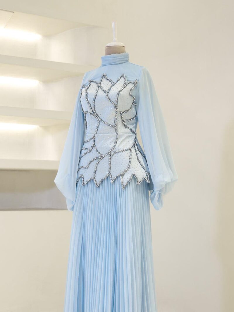 Wisteria Modest Evening Dress