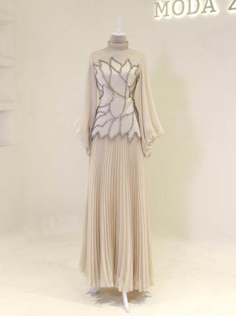 Wisteria Modest Evening Dress