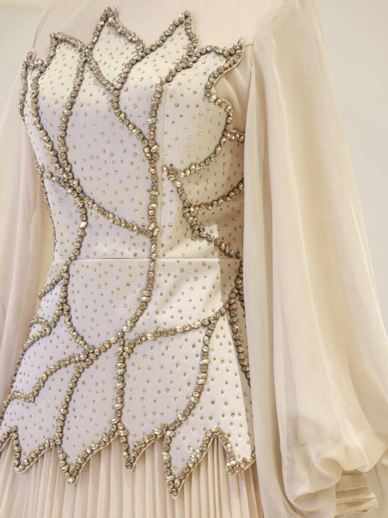 Wisteria Modest Evening Dress