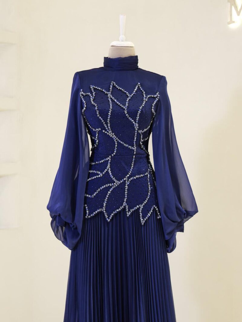 Wisteria Modest Evening Dress