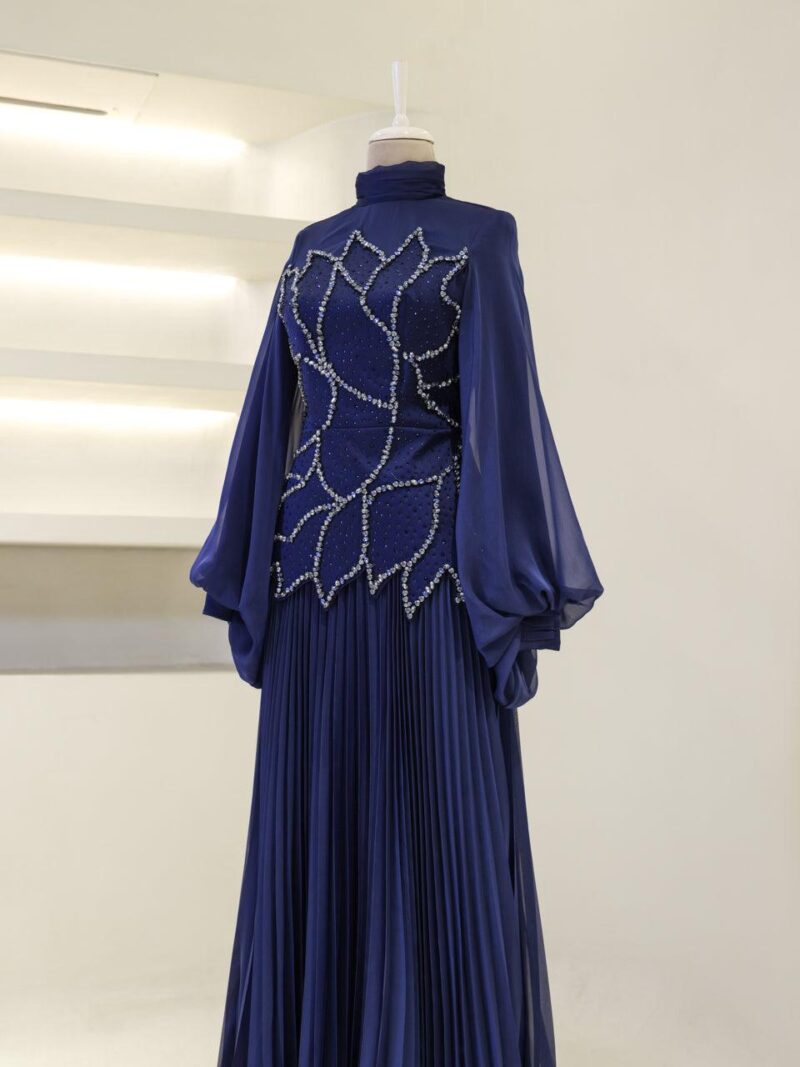 Wisteria Modest Evening Dress
