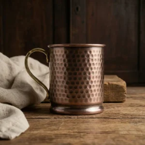 Black Hammered Cup (500ml) - from Gaziantep
