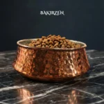 Copper Pet Food Bowl - from Gaziantep