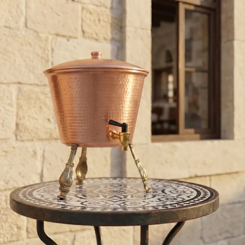 Copper Water Dispenser, Carboy (8L) - from Gaziantep Copper Water Dispenser, Carboy (8L) - from Gaziantep