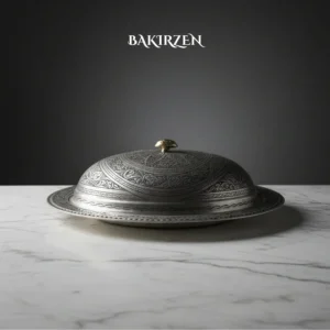Engraved Copper Serving Tray - from Gaziantep