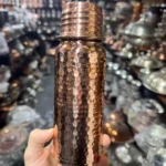Hammered Copper Flask (550ml) - from Gaziantep