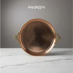 Handled Forged Copper Tray (38cm) - from Gaziantep
