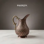 Pyramid Patterned Copper Pitcher (1.5L) - from Gaziantep