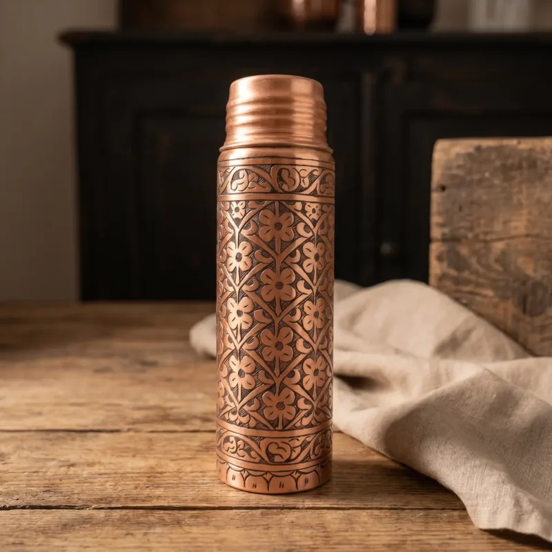 Special Series Chamomile Patterned Bottle (1 Liter) - from Gaziantep
