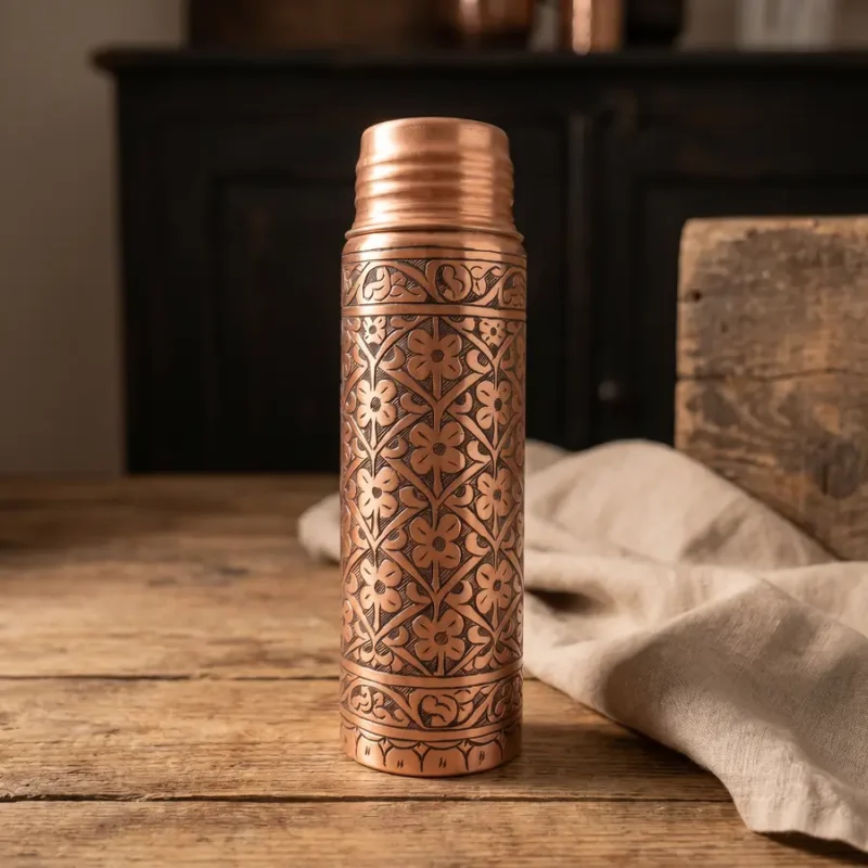 Special Series Chamomile Patterned Bottle (1 Liter) - from Gaziantep