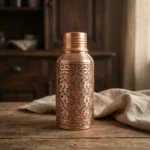 Special Series Heavy Tulip Engraved 1.6L Flask - from Gaziantep