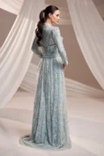 Aurelvine Hijab Evening Dress - Beaded Layered Silhouette 2026