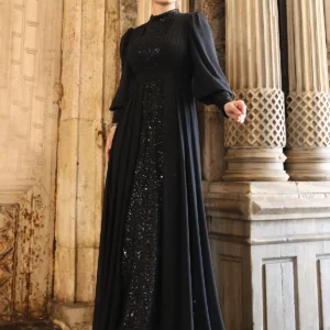 Bellenne Modest Formal Dress - Beaded Chiffon Detail 2026