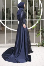 Brevelle Modest Formal Dress - Beaded Cape Detail 2026