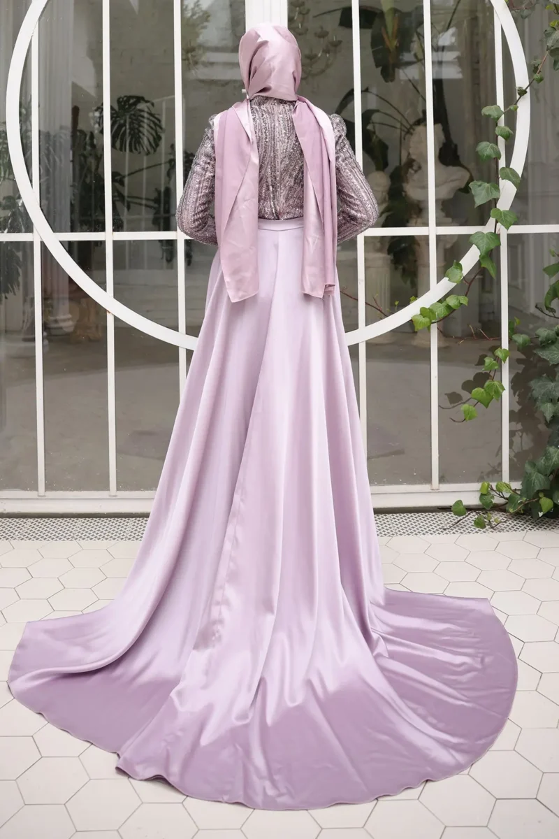 Brevelle Modest Formal Dress - Beaded Cape Detail 2026