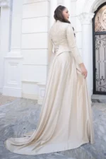 Celeste Modest Evening Gown - Stone Embellished Convertible 2026