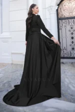 Celeste Modest Evening Gown - Stone Embellished Convertible 2026