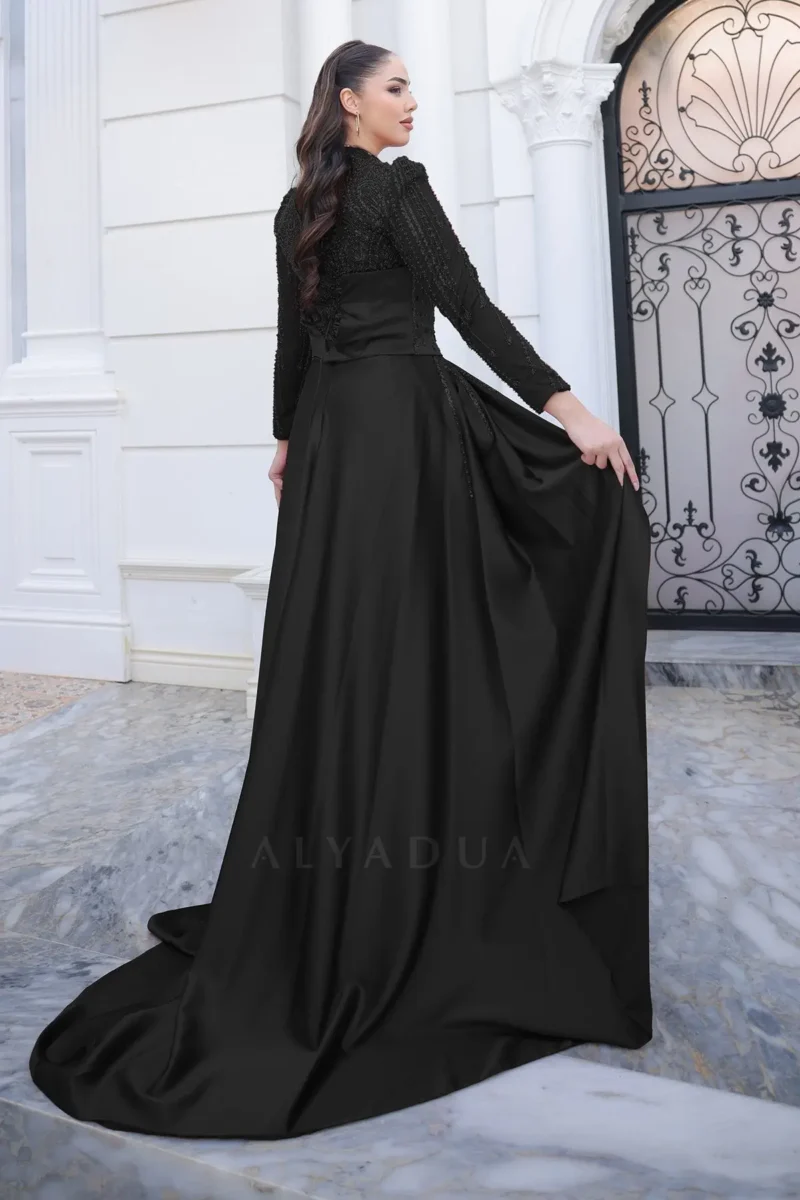 Celeste Modest Evening Gown - Stone Embellished Convertible 2026