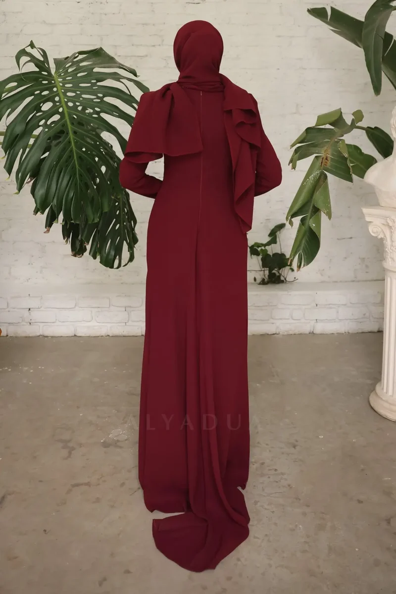Corvelle Hijab Evening Dress - Stone-embellished Bodice 2026